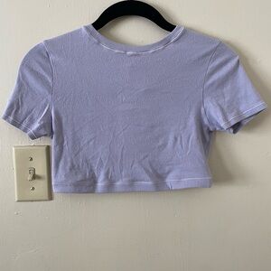 Lavender Crop Top
